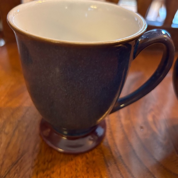 Denby England Storm Plum Set/2 Footed Mugs - Picture 8 of 12